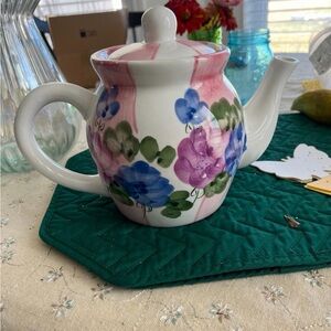 Floral Ceramic Teapot